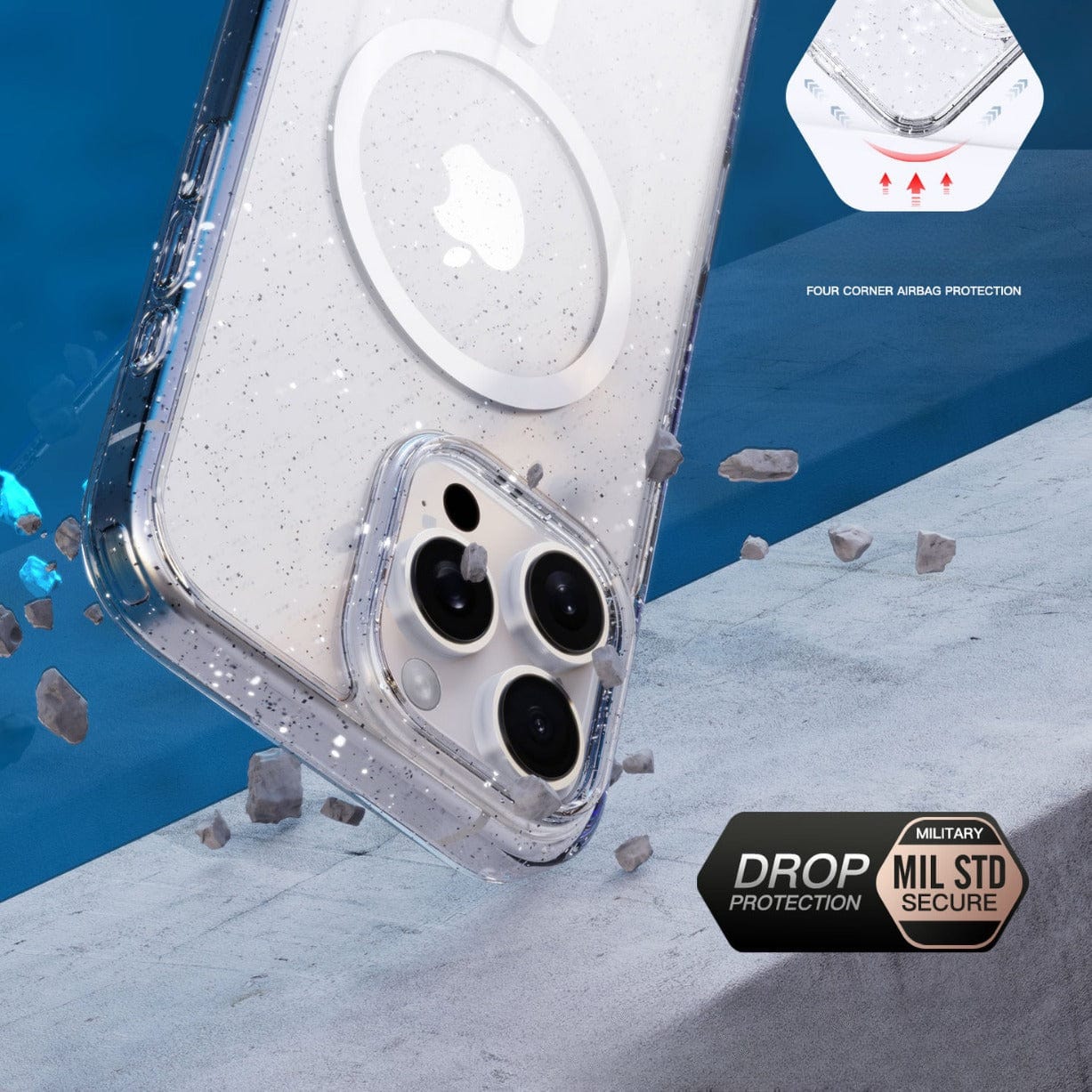 iPhoneアクセサリー iPhone 16 Pro Max Clear Case MagSafe iPhone 16 Clear Case with MagSafe - Apple