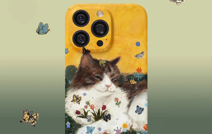 Step into a Magical World: iPhone 16 Pro Max Case Whimsical Cat Garden Edition