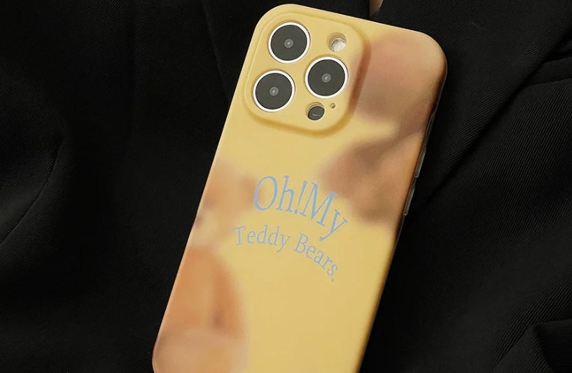 Cuddle Up with Style: iPhone 16 Pro Max Case Oh My Teddy Bears Soft Matte Edition