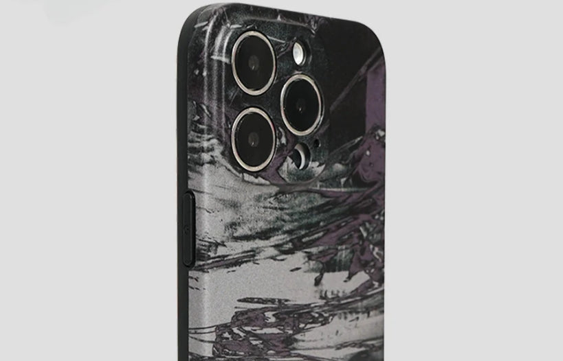 Embrace Timeless Elegance: iPhone 16 Pro Max Case Monochrome Marble Abstract Edition