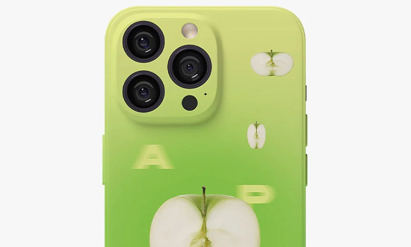 A Burst of Freshness: iPhone 16 Pro Max Case Green Apple Fresh Vibrant Gradient Edition