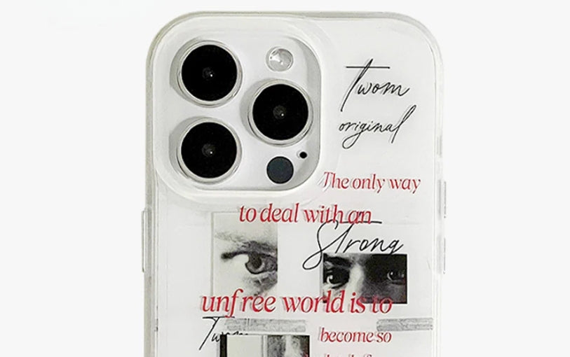 Embrace the Power of Thought: iPhone 16 Pro Max Case Existential Freedom Artistic Typography Edition