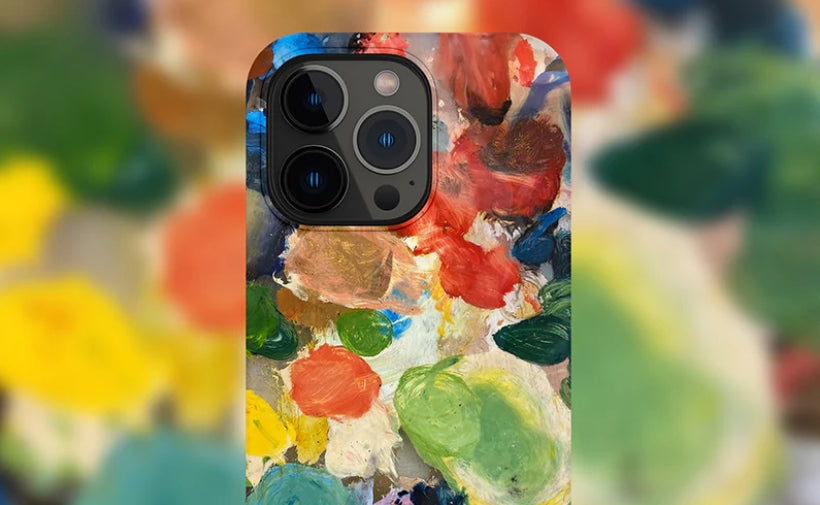 Unlock Your Creative Side: iPhone 16 Pro Max Case Abstract Paint Palette Edition