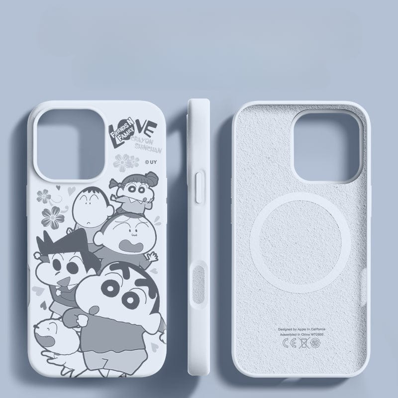 しぃちゃん　iPhoneケース　iPhone16pro iPhone 16 Pro Max Crayon Shinchan Friends Case | Liquid Silicone