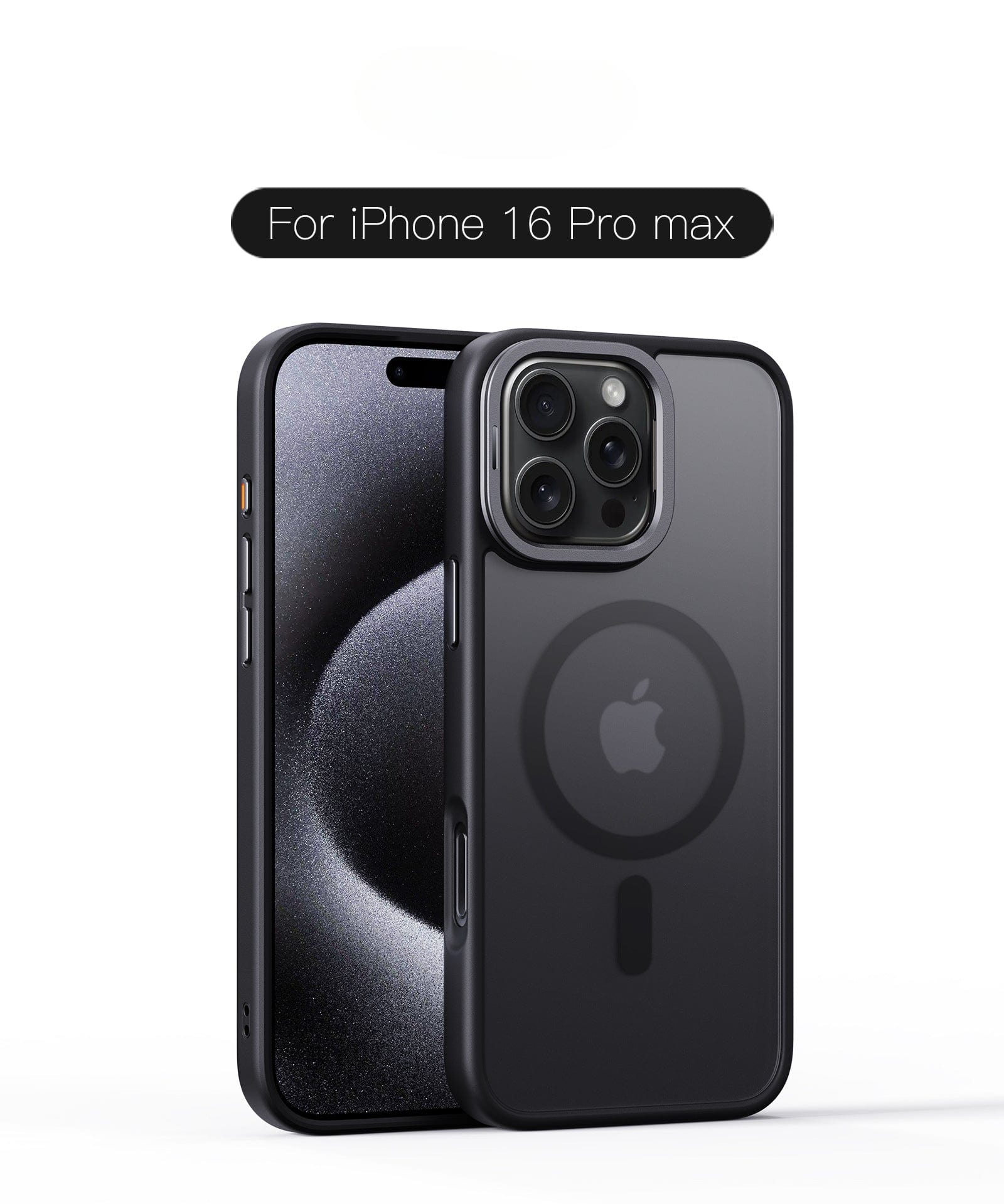 iPhone 16 Pro 用 ケース MagSafe 隠しスタンド ブラック MagSafe iPhone 16 Pro Max Case with Invisible Stand - Anti