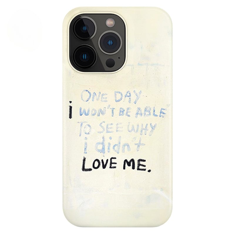 Minimalist Inspirational Quote iPhone 16 Pro Max Case - Empowerment, Self-Love, and Simple Design
