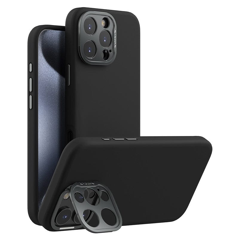 Eco-Friendly Silicone iPhone 16 Pro Max Case with Metal