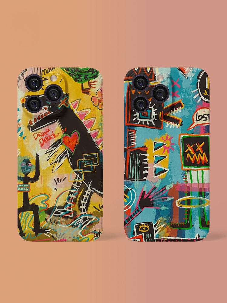 Urban Graffiti iPhone 16 Pro Max Case Set - Bold Street Art Collection