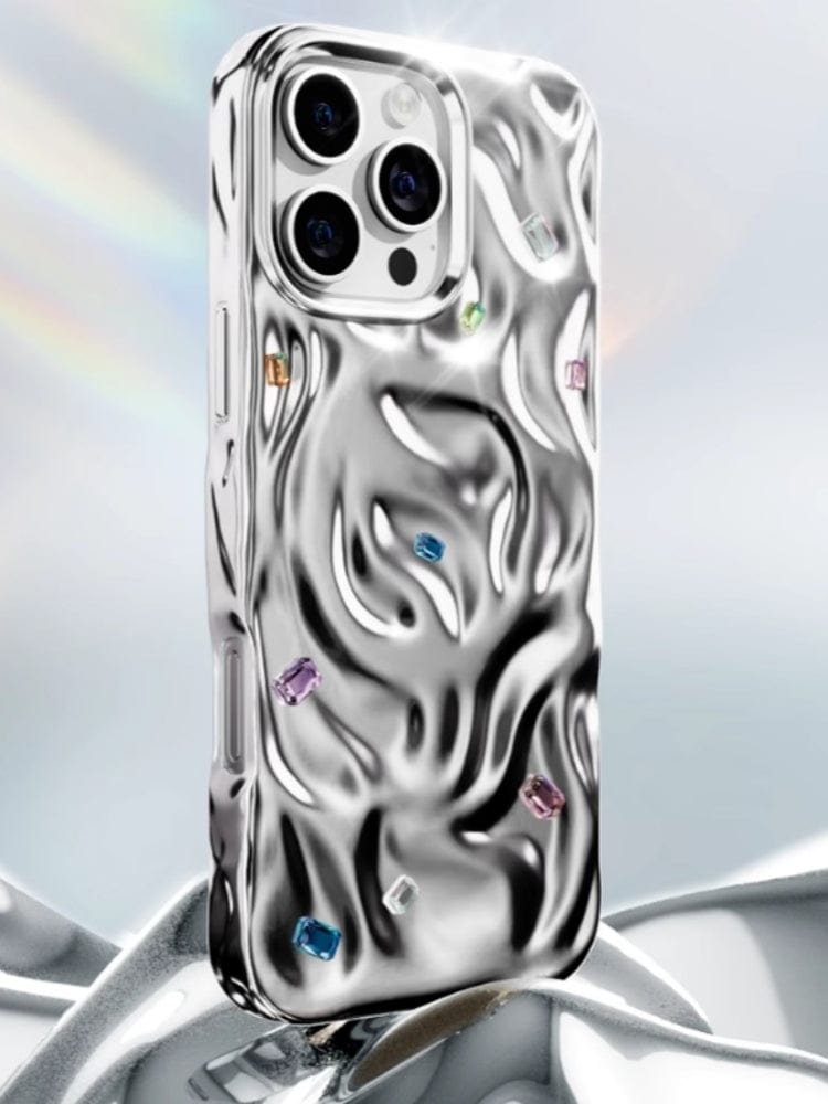 iPhone 16 Pro Max Luxury Case with Gemstones, N52 Magnets